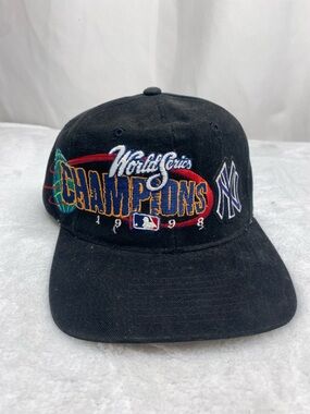 vintage new york yankees 1998 World Series Championship Baseball Hat